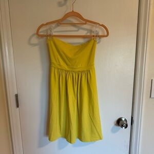 Susana Monaco Strapless Yellow Dress